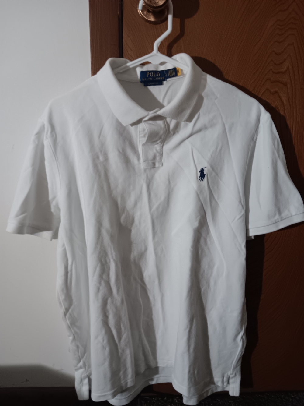 Polo by Ralph Lauren White Short-Sleeve Cotton Polo